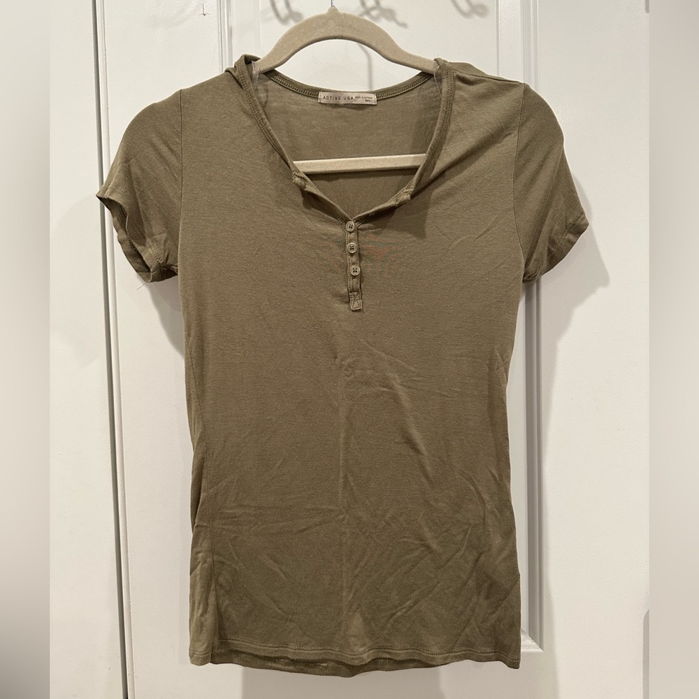 Women Button Up Shirt size S